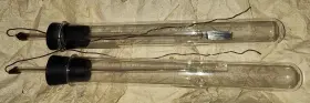 81275 Cenco Pair Of Platinum Electrolysis Electrodes Used #3