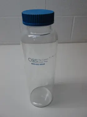 34-20818-1 Cgs Custom Glass Shop Lot Of 83 Kontes Lab Bottles With Gl-70 Thread And Cap 12.5 Inch Wholesale