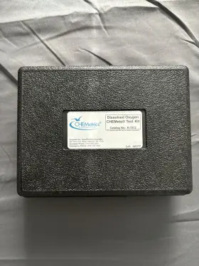 K-7512 Chemetrics Dissolved Oxygen Chemets Water Test Kit 30 Tests