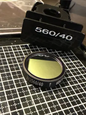 At560 Chroma Technology Corp. Hq560/40x Bandpass Filter 20mm At560/40x
