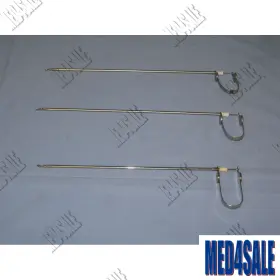 004245-902 Cobat Medical Lot Of 3 Atraumatic Spring Grasping Forceps