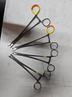 20-5117 Codman Lot 4 Ref Leroy Reusable Scalp Clip Applying Forceps