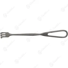50-4221 Codman Volkman Retractor 8-3/4in 3 Prong Sharp