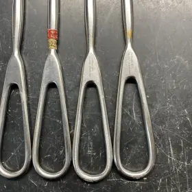 50-4227 Codman Lot Of 6 Volkman Retractor 8-3/4in 4 Prong Blunt #3