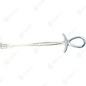 50-8077 Codman Murphy Retractor 7-3/4in 3 Prong Blunt