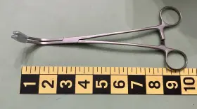 8803n Codman Bronchus Clamp 9.5 Inch Double Curve Stainless Usa -free Shipping 8803n Codman Bronchus Clamp 9.5 Inch Double Curve Stainless Usa -free Shipping