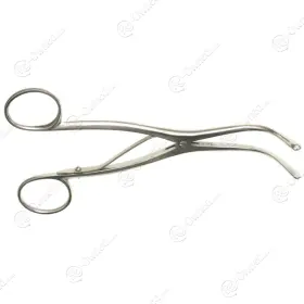 460400 Codman X Trousseau Tracheal Dilator 5-1/4in 13.5cm Ring Handles 460-400