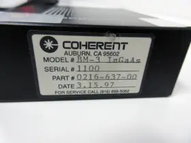 0216-637-00 Coherent Beammaster Bm-3 Ingaas Knife-edge Beam Profiler And Manual #3