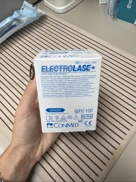 7-100-12bx Conmed Electrolase Disposable Hyfrecator Sharp Tips Non-sterile Box Of 100