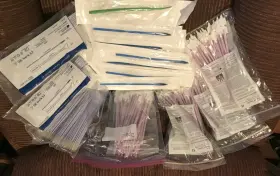 908006 Cooper Surgical Lot Of 125 Wallach Papette Brush 22 Ecc Bru And 200 Collection Kits Thinprep Pap