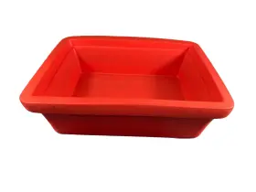 432096 Corning 9l Rectangular Eva Ice Pan Orange Midi Cryogenic Container