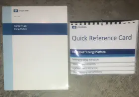 1044008 Covidien Forcetriad Quick Reference Card Guide And User Manual