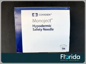1182515 Covidien New Box Of 100 Monoject 25g X 1-1/2 Inch Safety Needle Exp 2029