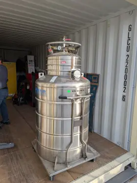 Cryofab 6/1997 Cryogenic Dewar Cmsh 350 Liquid Helium #2
