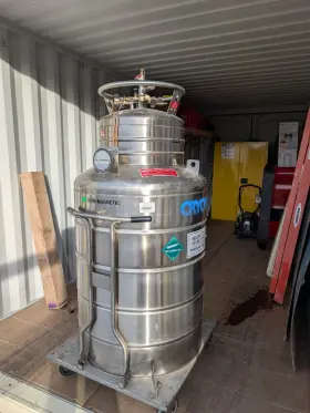 Cryofab 6/1997 Cryogenic Dewar Cmsh 350 Liquid Helium