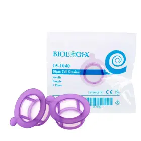 15-1040 Cryoking 100pcs 40 M Cell Strainer Nylon Mesh Screen Filter Handle Sterile Po