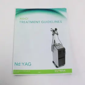 D002763 Cutera 2021 Xeo Nd Yag Treatment Guidelines Guide Manual Booklet
