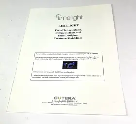 D0481 Cutera Limelight Laser Treatment Guidelines Parameter Settings Lime Light
