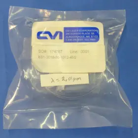 Bs1-2010-50-1012-45p Cvi 1 Inch Dia. Reflective Beam Splitter 50/50 Beamsplitter 2um Laser Wavelength