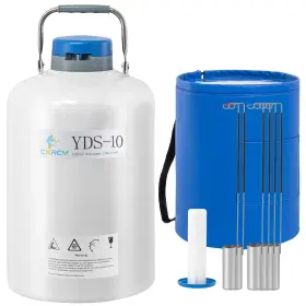 Cxrcy 610371214281 10l Aluminum Alloy Cryogenic Container Liquid Nitrogen Ln2 Dewar