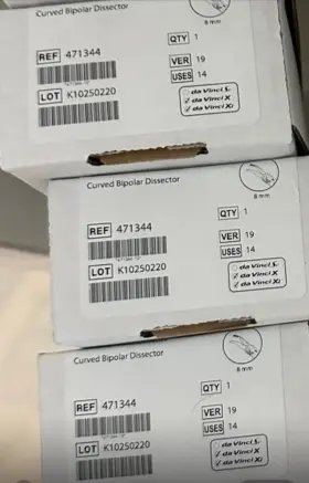 471344 Da Vinci Intuitive Surgical Xi Ref Curved Bipolar Dissector Version 19