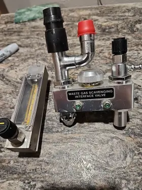 Meeq-043734 Datex Ohmeda Ohio Waste Gas Scavenging Interface Valve And Vacuum Regulator