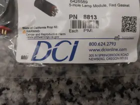 8813 Dci Dental Lamp Bulb Module Fiber Optic Light Source 5-hole Red Iso-c #8813