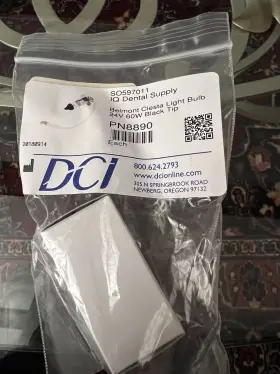Pn-8890 Dci Belmont Dental Bulb 24v 60w Black Tip Pn 8890. #501074 Clesta