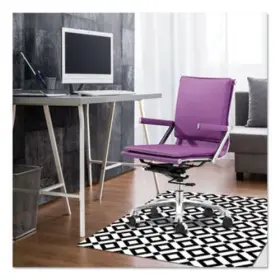Cm3540bd Deflecto Fashionmat Black Diamond Chairmat