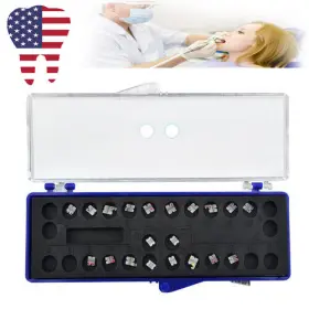 180769 Denshine 100pc/set Dental Orthodontics Ceramic Brackets Bracket Mini Roth 022 3 Hooks Usa