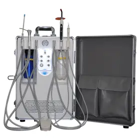 Denshine 190891287755 Mobile 550w Dental Delivery Unit Cart Case Treatment Syringe Curing Light #3