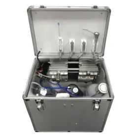 370464 Denshine Dental Mobile Case Delivery Unit Air Compressor Suction 3 Way-springe 4hole Gift #3