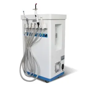 Gu-p209 Denshine Portable Dental Mobile Delivery Unit Cart Air Compressor Scaler&curing Light Usa #3