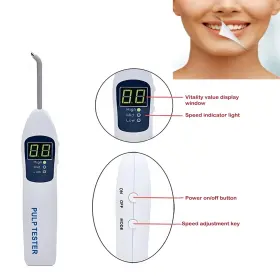 Rcs-400 Denshine Dental Oral Electric Pulp Tester Teeth Nerve Testing Vitality Endodontics Fda