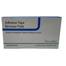 82100 Dermarite Industries Adhesive Remover 3 X 1 Inch Pads
