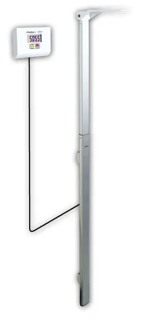 6ft7 Detecto 745809830426 Dhrwm Digital Wall-mount Height Rod Stadiometer Measure Up To Inch