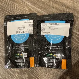 Deterra 864583000327 Lot Of 2 Drug Deactivation Disposal System Safe Large Free Shipping