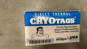 91384000 Direct Thermal Cryo-tags 0.5-2.0 Ml Tubes 3/8 In 4000 Labels #3