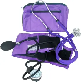 Dixie Ems 767674285484 Blood Pressure And Sprague Stethoscope Kit - 2 Piece Set Purple
