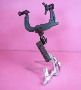 3034-00 Doro Mayfield Radiolucent Skull Camp Swivel Headrest System And Omi Base