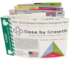 Dose By Growth 699838604520 2026 Updated Pals Pediatric Advanced Life Support Emergency
