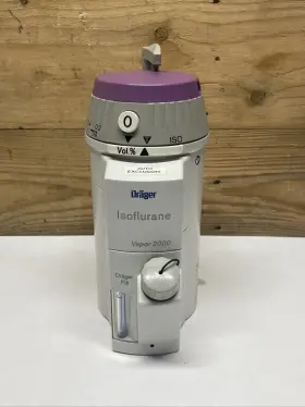 Asfk-1250 Drager M35054-27 Vapor 2000 Isoflurane Anesthesia Vaporizer Sn #2