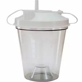 610-48bp Drive Medical Suction Canister 800 Ml Float Auto Shut-off Lid With Universal Port And Size #2