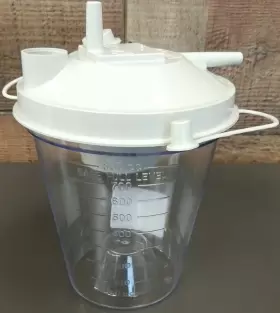 610-48bp Drive Medical Suction Canister 800 Ml Float Auto Shut-off Lid With Universal Port And Size #3