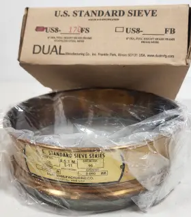 Us8-170fs Dual Manufacturing No. 170 Mesh Sieve All Stainless Full Height 8in Diameter