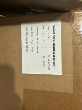 Ds1000 Dynamic Dental External Vacuum Suction Unit Mobile White