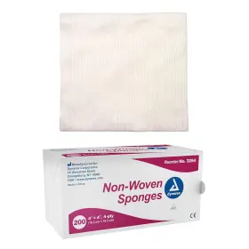 3254 Dynarex Non-woven Sponges Non-sterile Gauze For 200 Count Pack Of 1