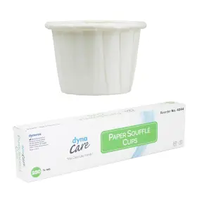 4244 Dynarex Paper Medicine Cups - 0.5 Oz Disposable Souffle For Pills White