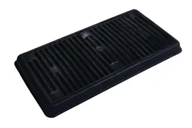 1677b Eagle 048441003709 Containment Utility Tray 36 Length X 18 Width 2 Height Black #3