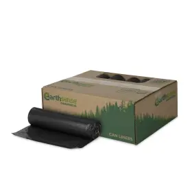 Rnw4050 Earthsense Commercial Can Liner 33x39 1 Count Pack Of 100 Black